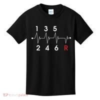 6 Speeds Gear Shift Manual Transmission Funny Car Race Gift Kids T-Shirt thumb 0