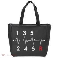 6 Speeds Gear Shift Manual Transmission Funny Car Race Gift Tote Bag thumb 0