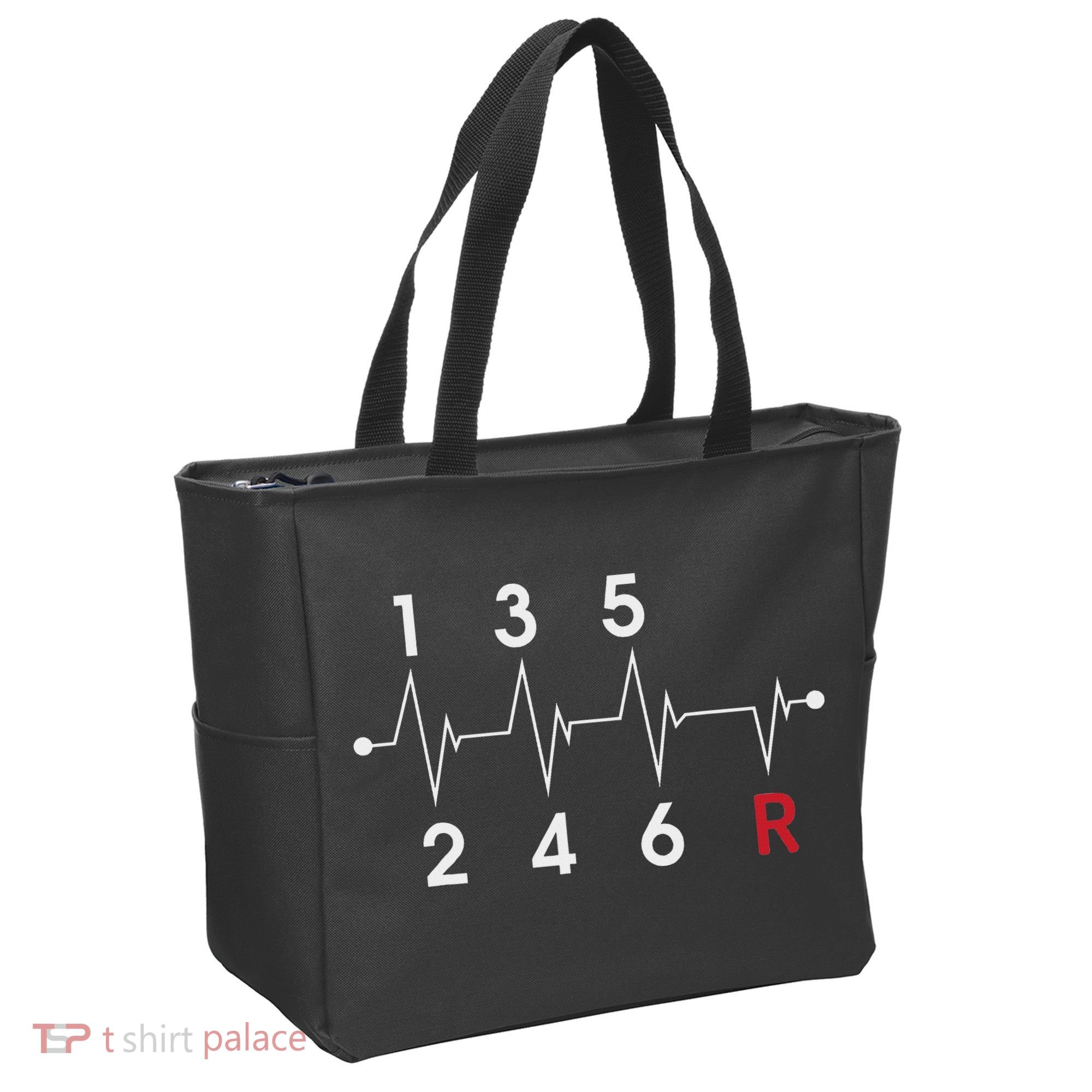 6 Speeds Gear Shift Manual Transmission Funny Car Race Gift Tote Bag