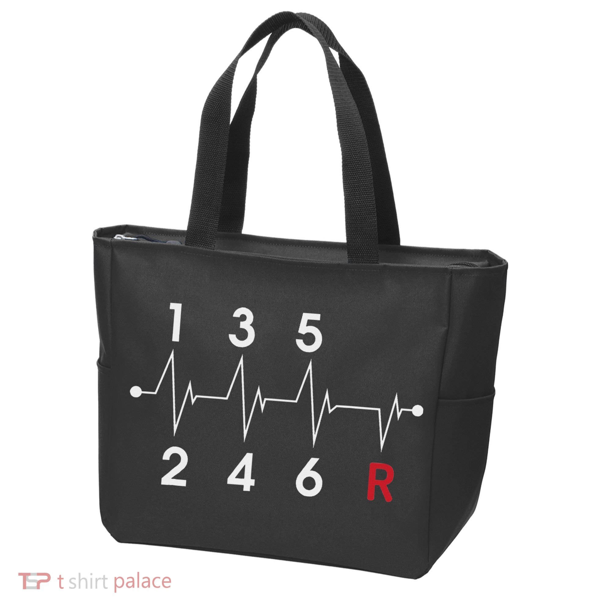 6 Speeds Gear Shift Manual Transmission Funny Car Race Gift Tote Bag