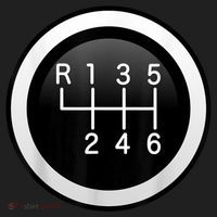 6 Speed Manual Stick Gear Shift Auto Racing Car Women's Sweatshirt thumb 2
