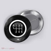 6 Speed Manual Stick Gear Shift Auto Racing Car Button thumb 0