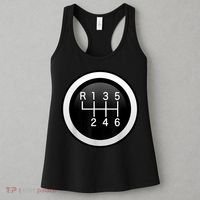 6 Speed Manual Stick Gear Shift Auto Racing Car Women's Tank Top thumb 3
