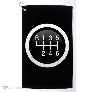 6 Speed Manual Stick Gear Shift Auto Racing Car Golf Towel