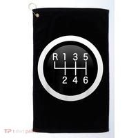6 Speed Manual Stick Gear Shift Auto Racing Car Golf Towel thumb 0