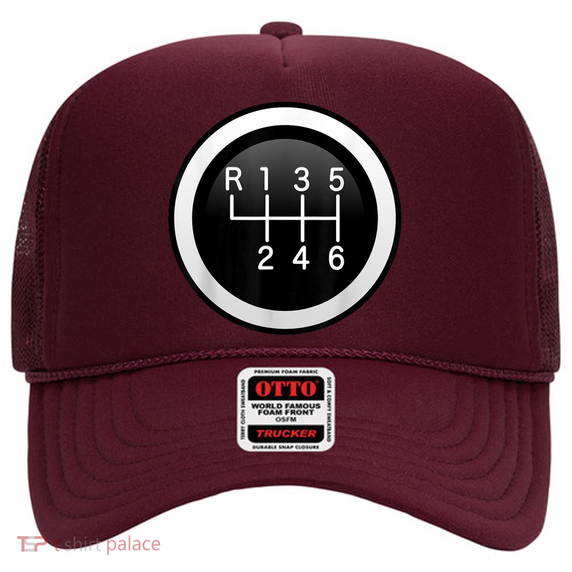 6 Speed Manual Stick Gear Shift Auto Racing Car Hat