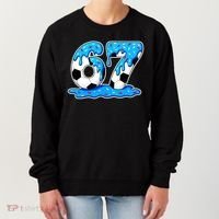 67 Soccer Melting Ice Cream Drip 6-7 Meme Women's Sweatshirt thumb 0