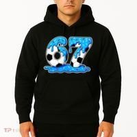 67 Soccer Melting Ice Cream Drip 6-7 Meme Hoodie thumb 2