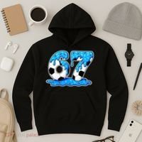 67 Soccer Melting Ice Cream Drip 6-7 Meme Hoodie thumb 3