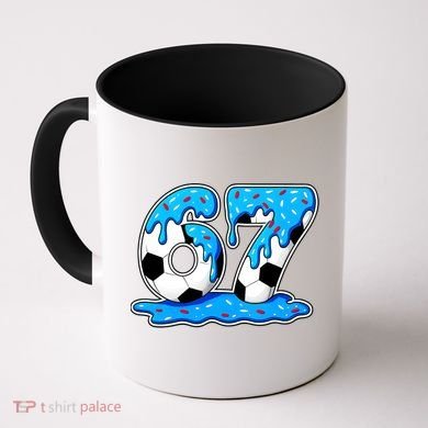 67 Soccer Melting Ice Cream Drip 6-7 Meme Coffee Mug