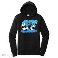 67 Soccer Melting Ice Cream Drip 6-7 Meme Women's Hoodie thumb 0