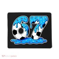 67 Soccer Melting Ice Cream Drip 6-7 Meme Mousepad thumb 0
