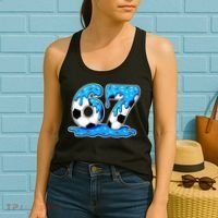 67 Soccer Melting Ice Cream Drip 6-7 Meme Women's Tank Top thumb 2