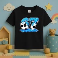 67 Soccer Melting Ice Cream Drip 6-7 Meme Toddler T-Shirt thumb 3