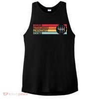 6 Speed Manual Transmission Preservation Society Ladies PosiCharge Tri-Blend Wicking Tank thumb 0