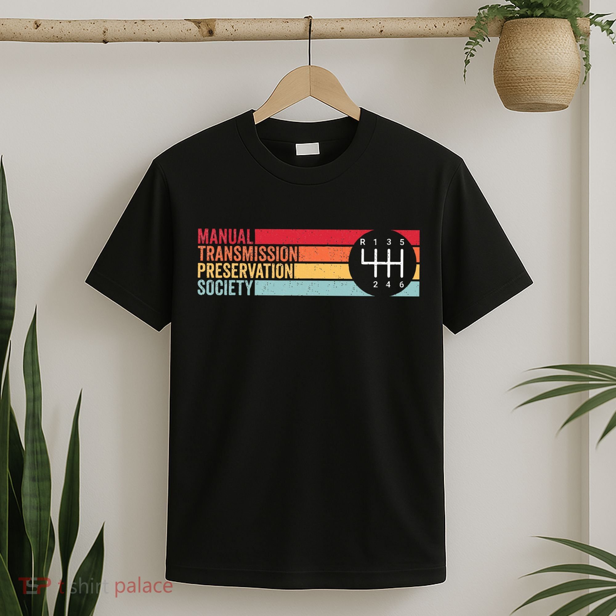 6 Speed Manual Transmission Preservation Society T-Shirt