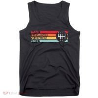 6 Speed Manual Transmission Preservation Society Tank Top thumb 0