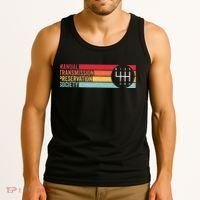6 Speed Manual Transmission Preservation Society Tank Top thumb 3