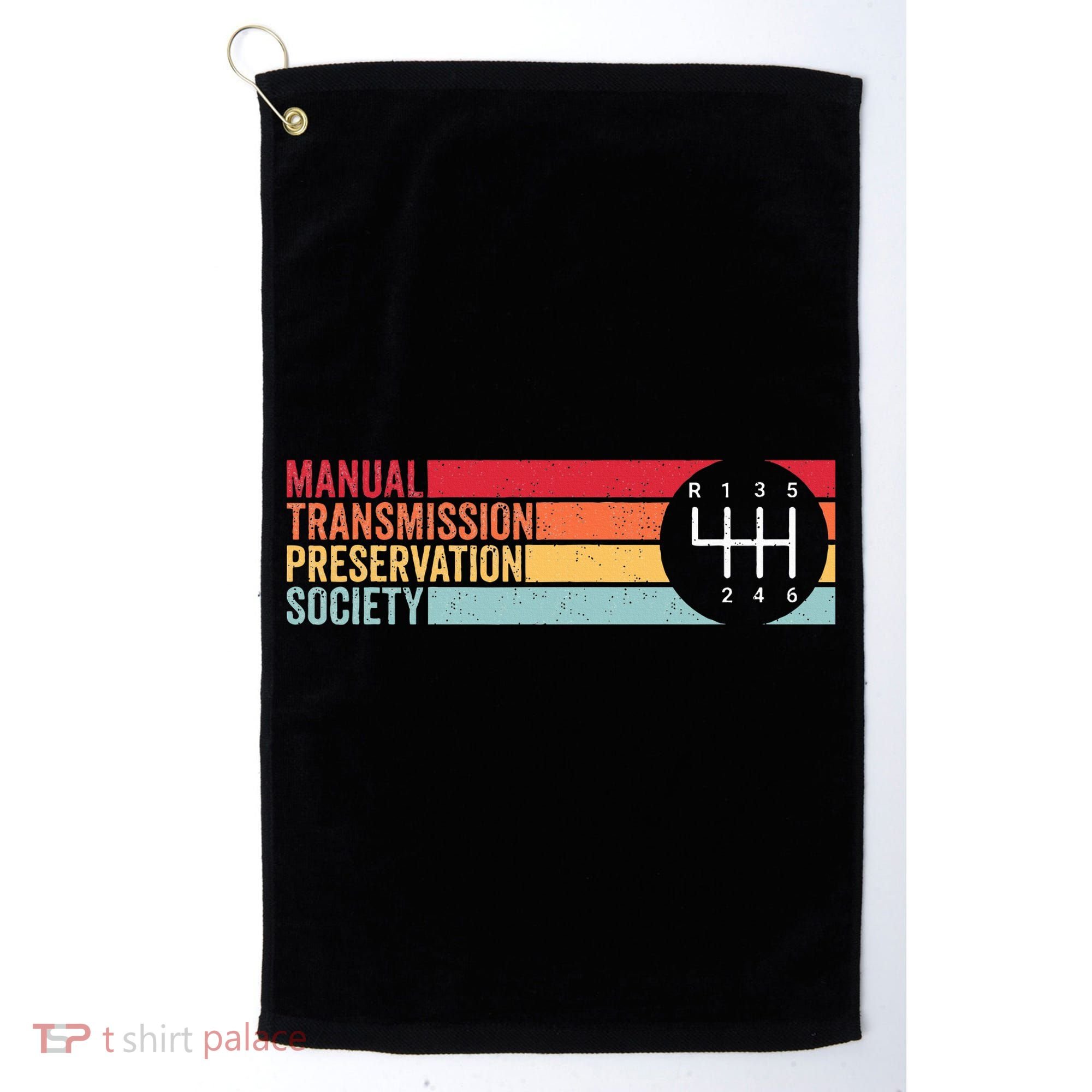 6 Speed Manual Transmission Preservation Society Golf Towel