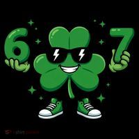 67 St Patricks Day Shamrock 6-7 Meme Toddler Hoodie thumb 2