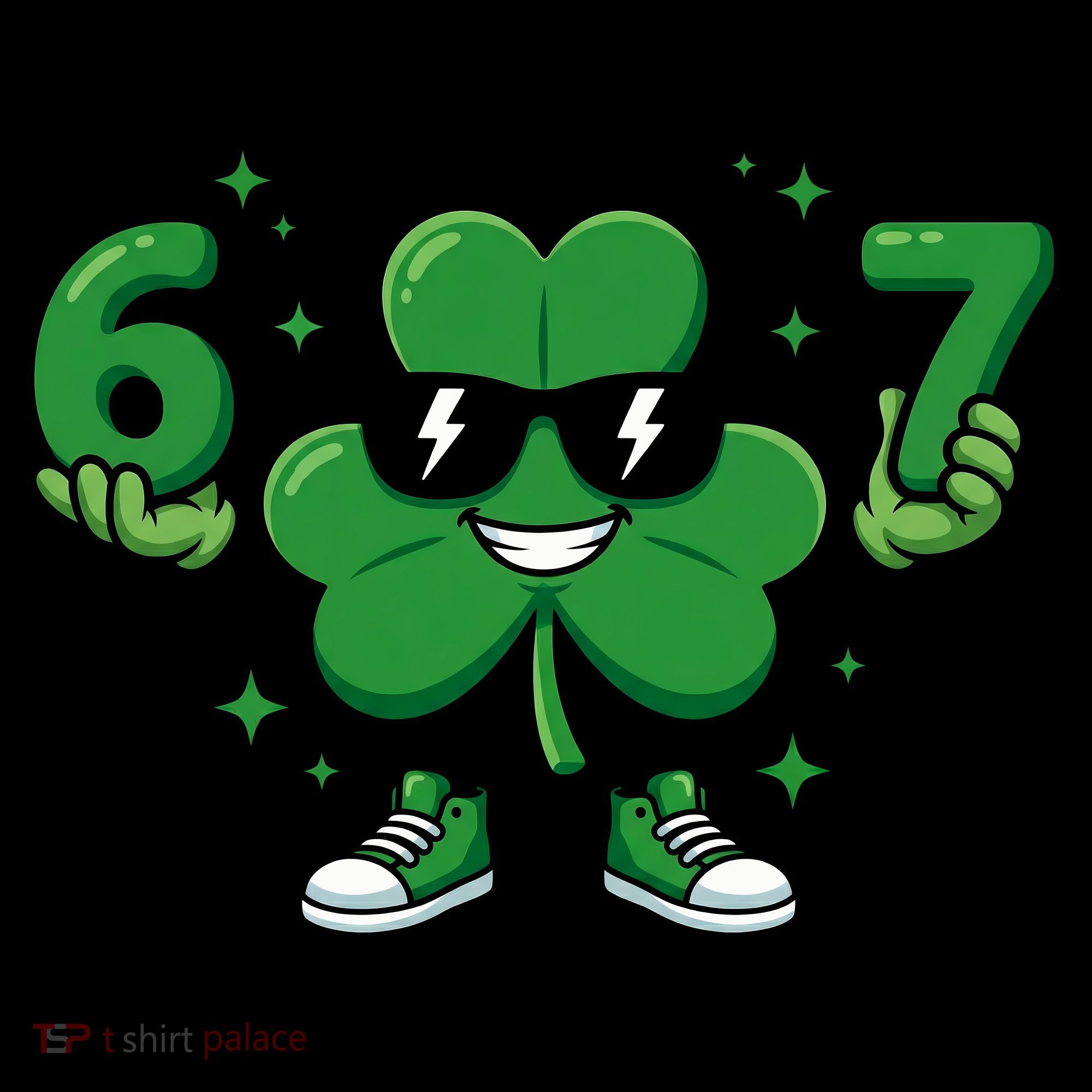 67 St Patricks Day Shamrock 6-7 Meme Toddler Hoodie