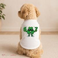 67 St Patricks Day Shamrock 6-7 Meme Doggie Tank thumb 2