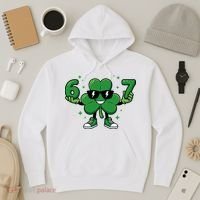 67 St Patricks Day Shamrock 6-7 Meme Hoodie thumb 3