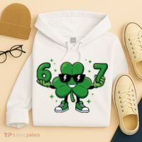 67 St Patricks Day Shamrock 6-7 Meme Hoodie thumb 4