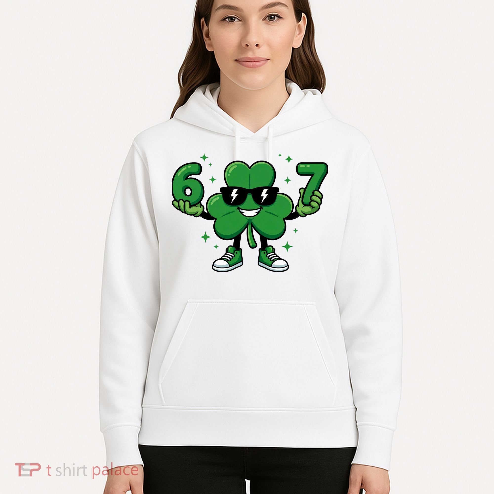 67 St Patricks Day Shamrock 6-7 Meme Hoodie