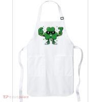 67 St Patricks Day Shamrock 6-7 Meme Apron thumb 0