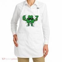 67 St Patricks Day Shamrock 6-7 Meme Apron thumb 2