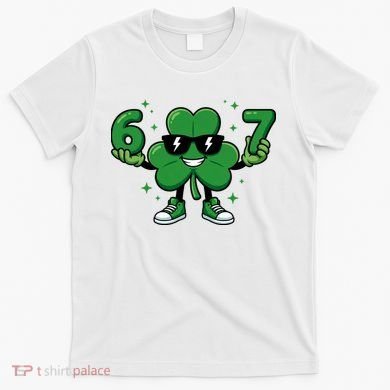 67 St Patricks Day Shamrock 6-7 Meme T-Shirt