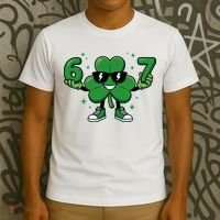 67 St Patricks Day Shamrock 6-7 Meme T-Shirt thumb 3