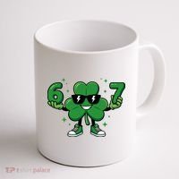 67 St Patricks Day Shamrock 6-7 Meme Coffee Mug thumb 1