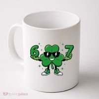 67 St Patricks Day Shamrock 6-7 Meme Coffee Mug thumb 0