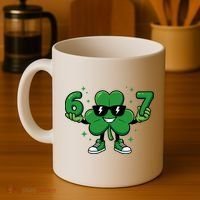 67 St Patricks Day Shamrock 6-7 Meme Coffee Mug thumb 4