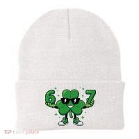 67 St Patricks Day Shamrock 6-7 Meme Beanie thumb 0