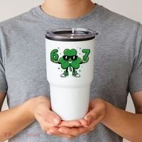 67 St Patricks Day Shamrock 6-7 Meme Tumbler thumb 2