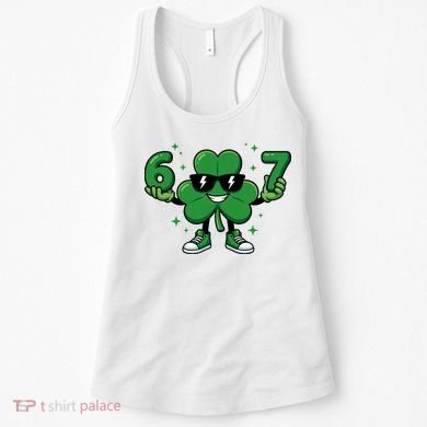 67 St Patricks Day Shamrock 6-7 Meme Women's Tank Top