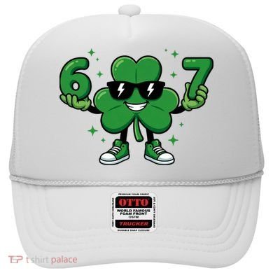 67 St Patricks Day Shamrock 6-7 Meme Hat