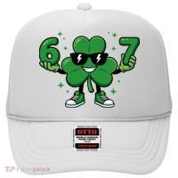 67 St Patricks Day Shamrock 6-7 Meme Hat thumb 0