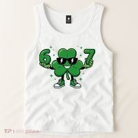 67 St Patricks Day Shamrock 6-7 Meme Tank Top thumb 2