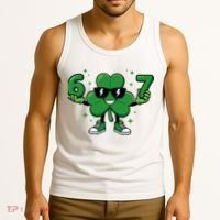 67 St Patricks Day Shamrock 6-7 Meme Tank Top thumb 3