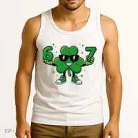 67 St Patricks Day Shamrock 6-7 Meme Tank Top thumb 3