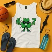 67 St Patricks Day Shamrock 6-7 Meme Tank Top thumb 4
