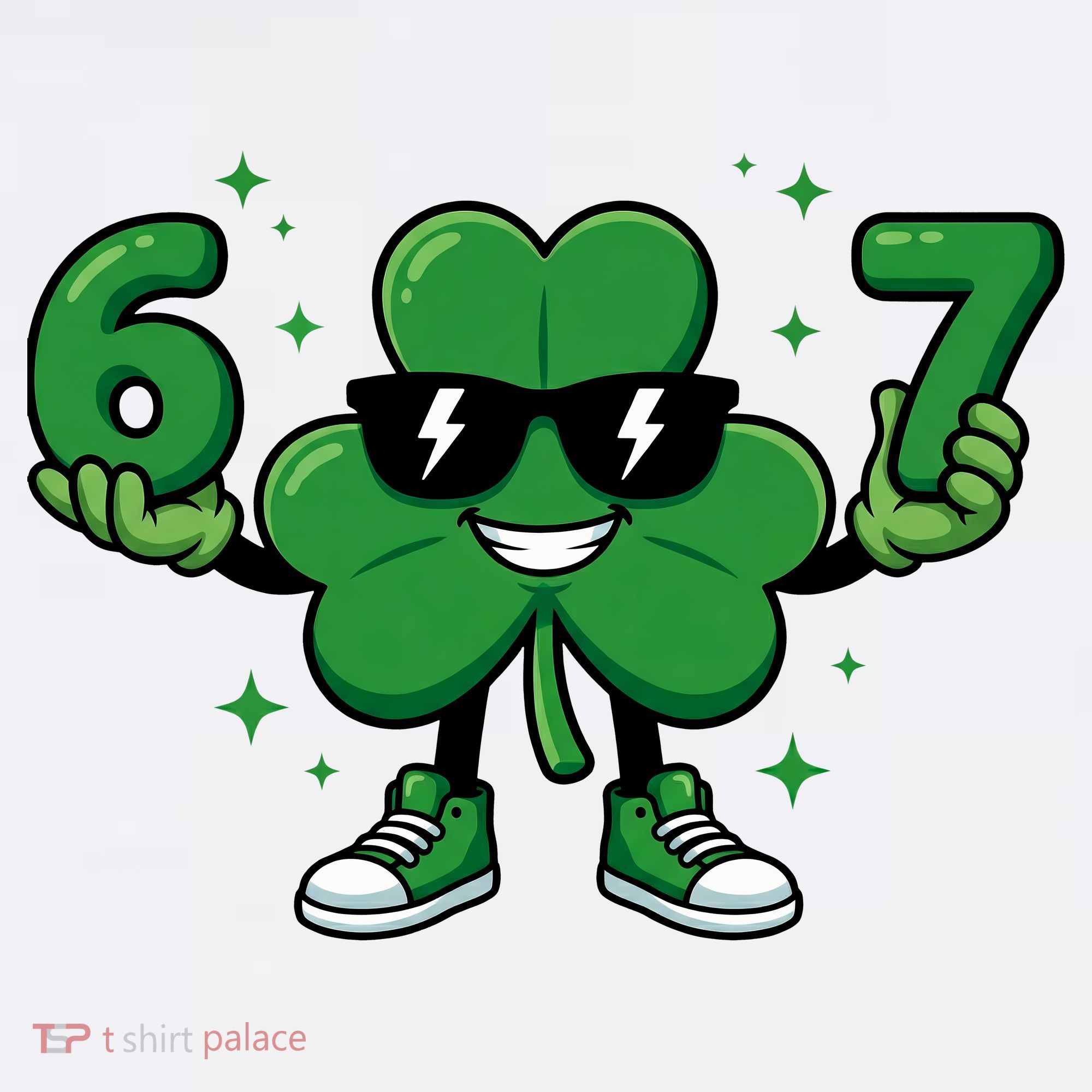 67 St Patricks Day Shamrock 6-7 Meme Tank Top