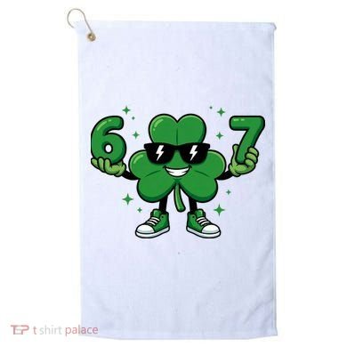 67 St Patricks Day Shamrock 6-7 Meme Golf Towel