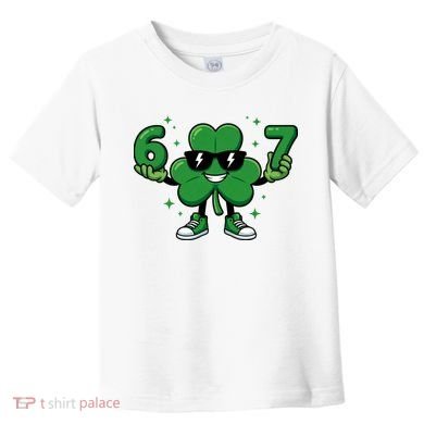 67 St Patricks Day Shamrock 6-7 Meme Toddler T-Shirt