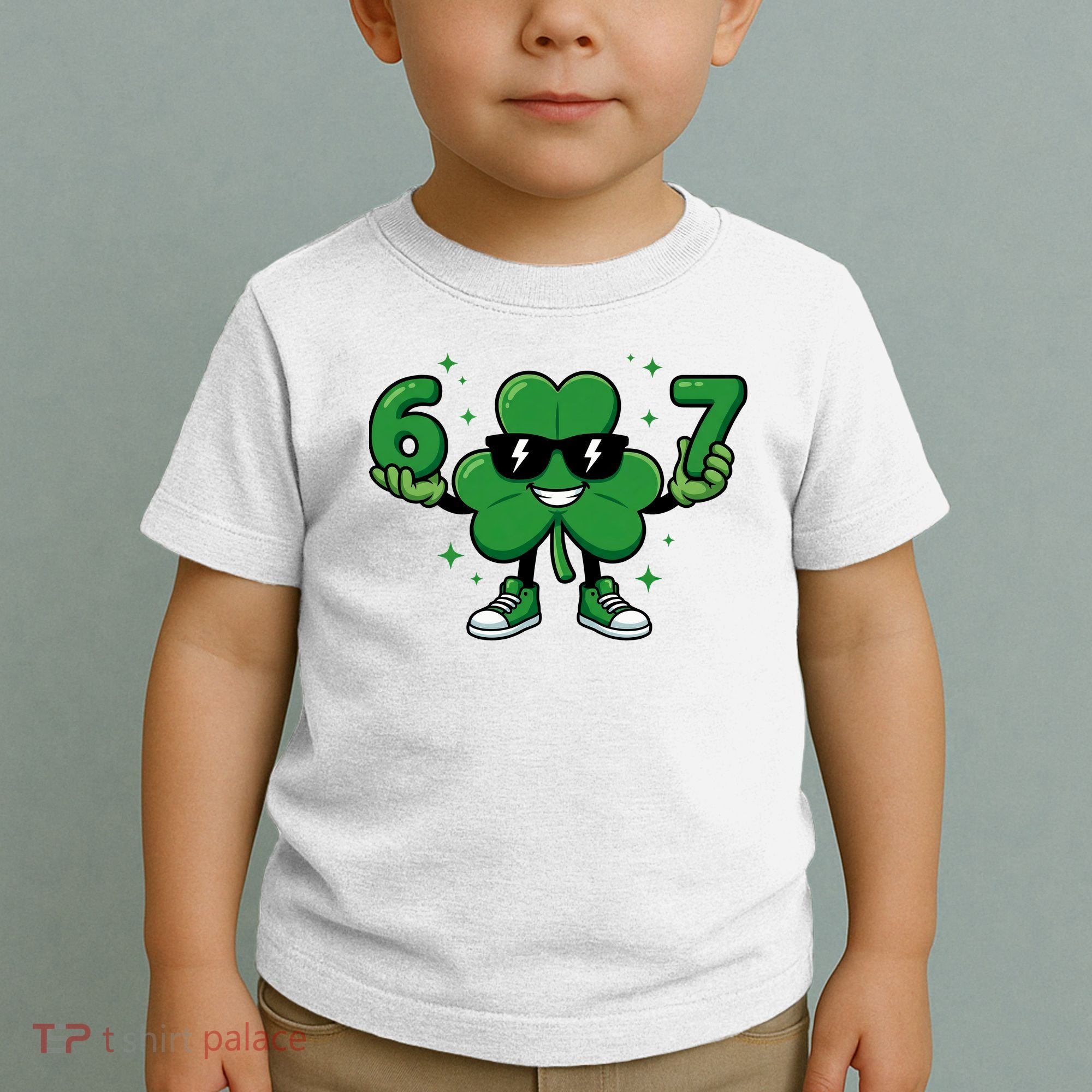 67 St Patricks Day Shamrock 6-7 Meme Toddler T-Shirt