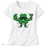 67 St Patricks Day Shamrock 6-7 Meme Women's T-Shirt thumb 0